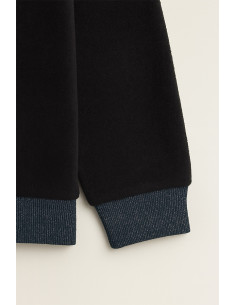 Jersey boordstof lurex - Denim zilver lurex 2
