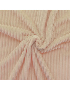 Minky ribstof - Beige