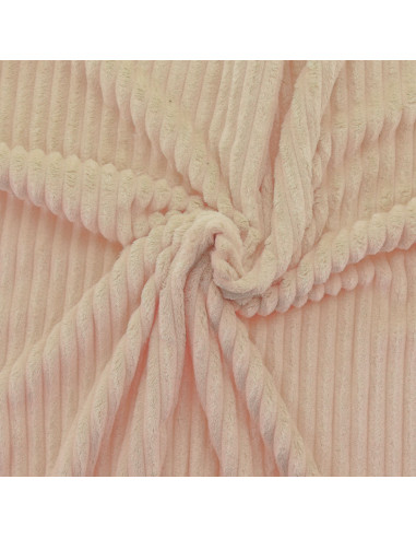 Minky ribstof - Beige