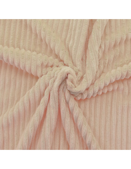 Minky ribstof - Beige