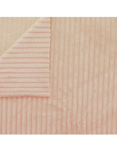 Minky ribstof - Beige 2