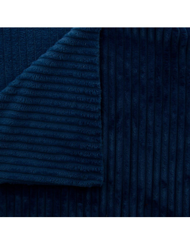 Minky ribfluweel - Marineblauw