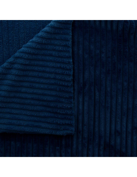 Minky ribfluweel - Marineblauw