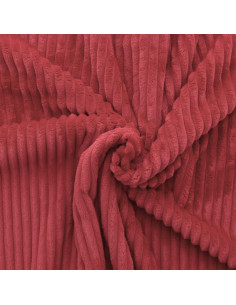 Minky ribstof - Terracotta