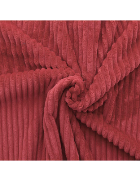Minky ribstof - Terracotta