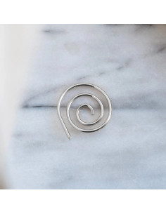 Spiraal steekstopper voor breien - Zilver 2