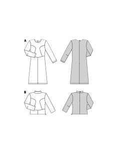 Jurk en T-shirt patroon - Burda 5677 2