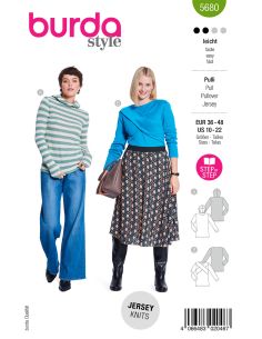 Trui- en T-shirtpatroon - Burda 5680