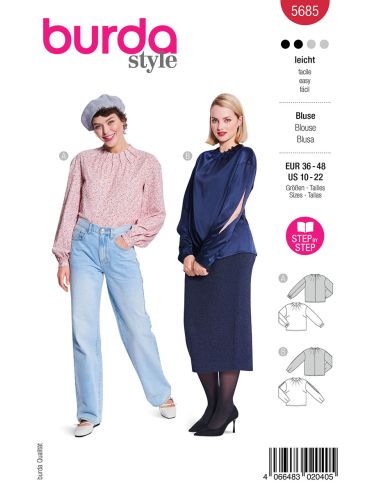 Blousepatroon - Burda 5685