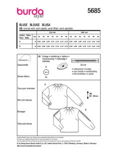 Blousepatroon - Burda 5685 2