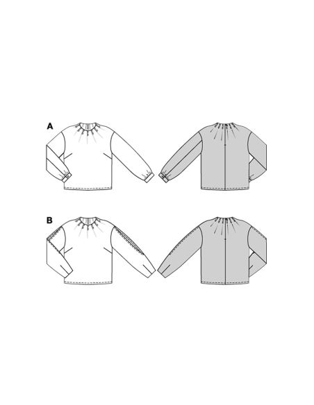 Blousepatroon - Burda 5685