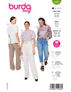Blousepatroon - Burda 5687