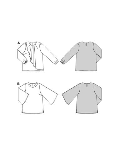 Blousepatroon - Burda 5692