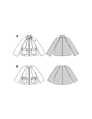Jas patroon - Burda 5695