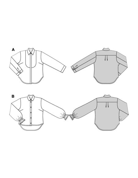 Blousepatroon - Burda 5700