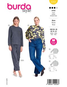 Blousepatroon - Burda 5701