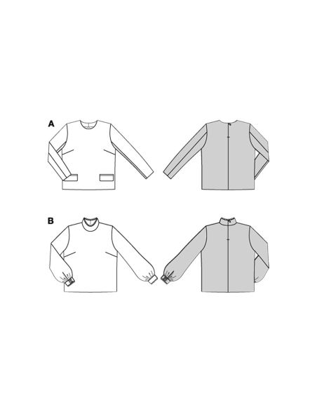 Blousepatroon - Burda 5701