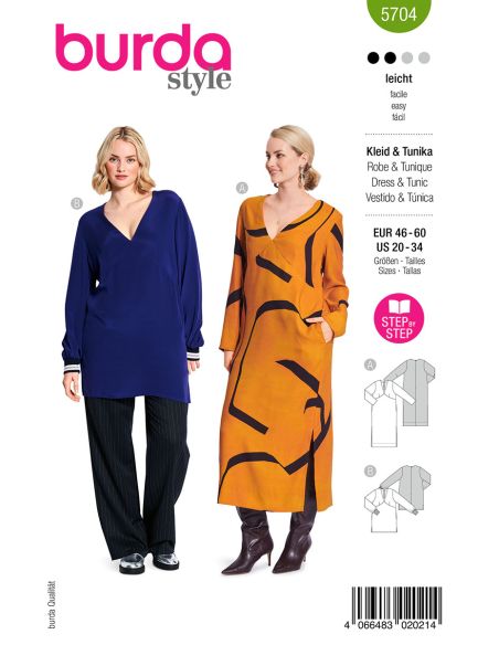 Jurkpatroon - Burda 5704