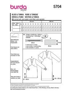 Jurkpatroon - Burda 5704 2