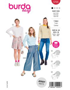 T-shirt patroon - Burda 5705