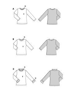 T-shirt patroon - Burda 5705 2