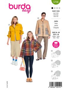 Jas patroon - Burda 5706