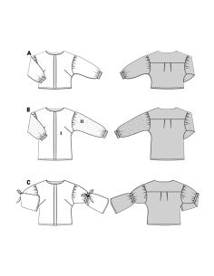 Blousepatroon - Burda 5709 2