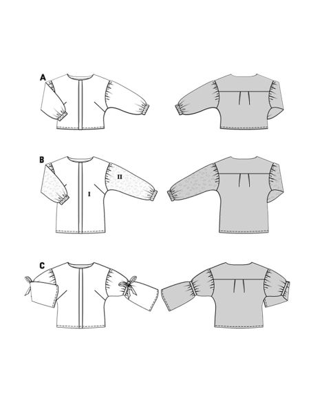 Blousepatroon - Burda 5709