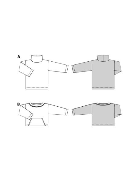 Blousepatroon - Burda 5710
