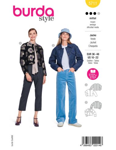 Jas patroon - Burda 5711