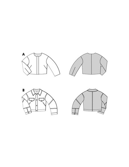 Jas patroon - Burda 5711