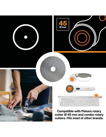 Fiskars roterend mes Ø45 mm