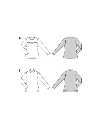 T-shirt patroon - Burda 5717
