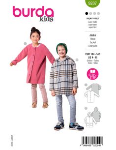 Mantelpatroon - Burda 9207