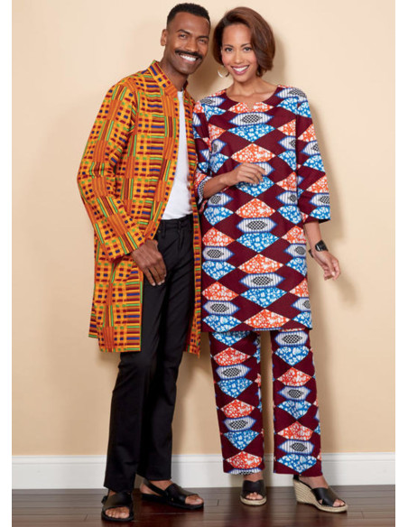 Mantel-, tuniek- en broekpatroon - Butterick 6534