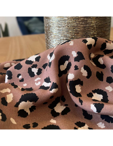 Viscose popeline stof Mocha - My Dress Made