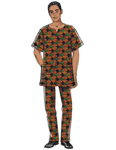 Mantel-, tuniek- en broekpatroon - Butterick 6534