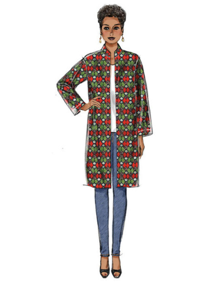 Mantel-, tuniek- en broekpatroon - Butterick 6534