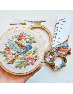 Borduurpakket - Bluebird Sampler 2