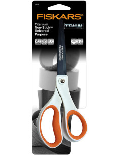 Fiskars titanium anti-aanbak universele schaar 21 cm 2
