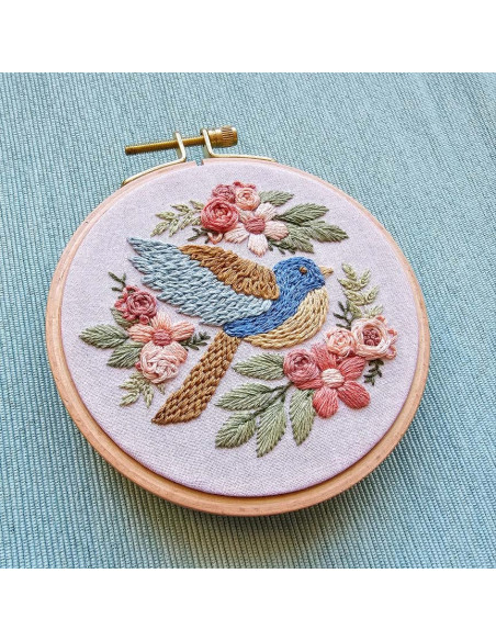 Borduurpakket - Bluebird Sampler