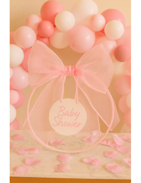 Organza stof - Babyroze