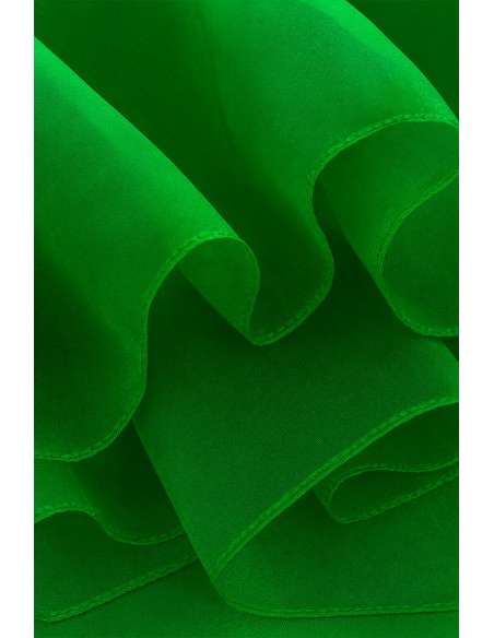 Organza stof - Groen