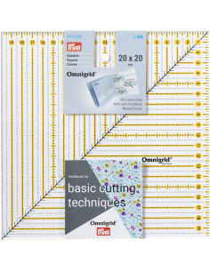 Omnigrid patchwork liniaal vierkant 20 x 20 cm