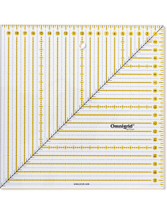 Omnigrid patchwork liniaal vierkant 20 x 20 cm 2