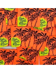 Set van 5 geweven labels om op te naaien Sea Salt & Sun