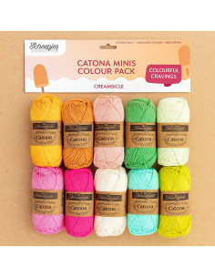 Zakje met 10 bollen Scheepjes Catona Colour Pack - Creamsicle