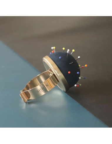 Bohin speldenarmband - Zwart