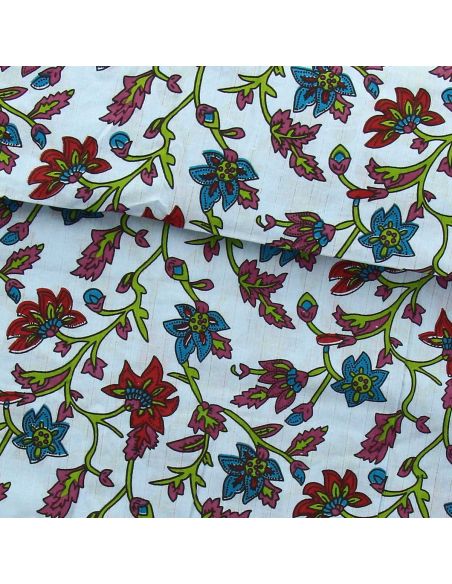 Indiase katoenen voile stof - Ilango