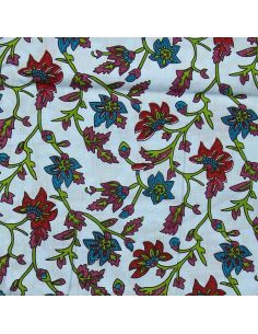 Indiase katoenen voile stof - Ilango 2